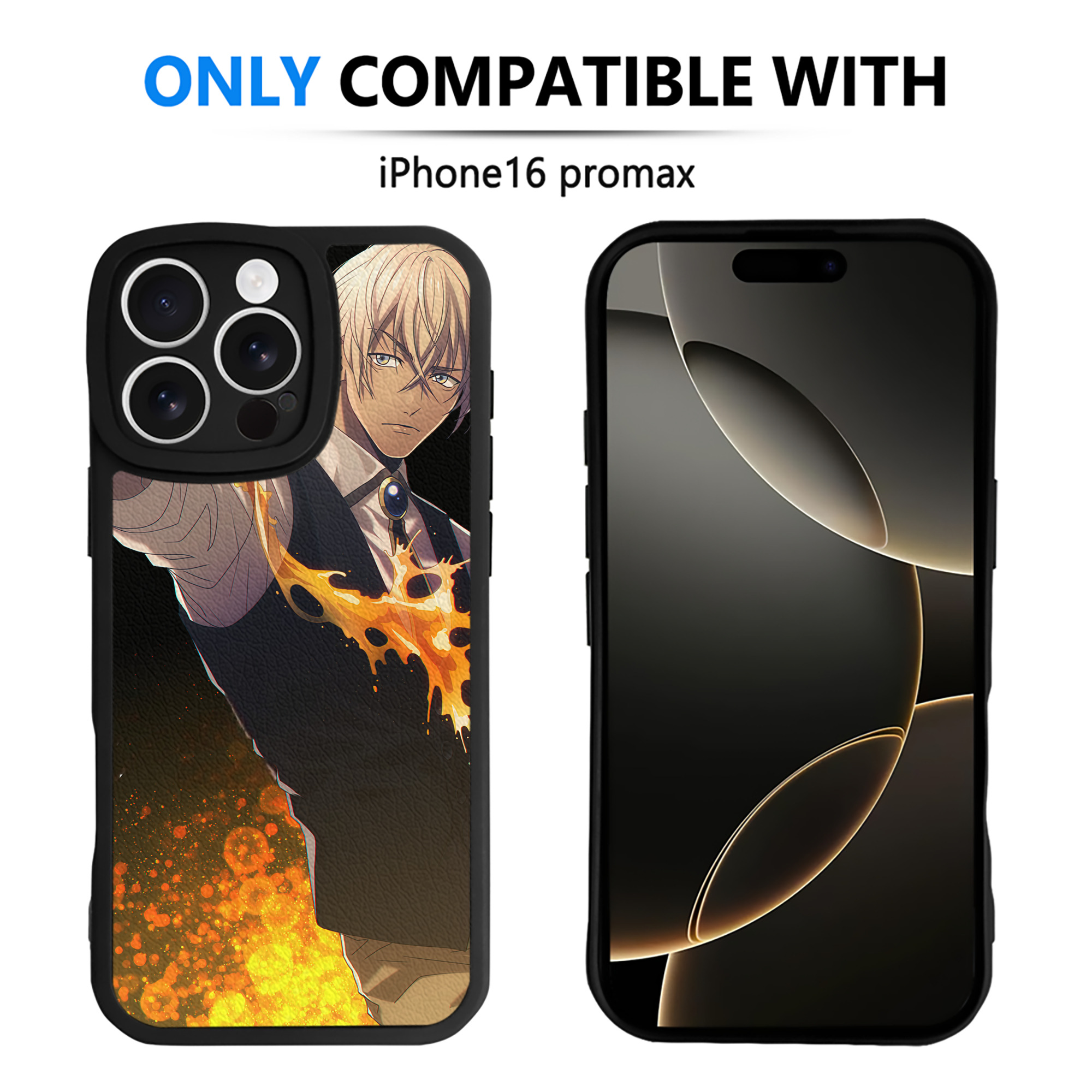 （画像用） 名探偵コナン Detective Conan 【iPhone 16シリーズ対応】シリコンスマホケース（レザー調） 材質：シリコン